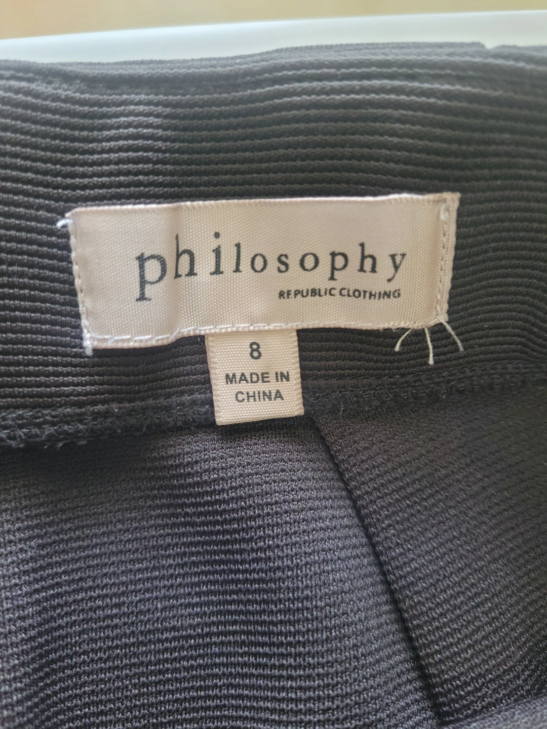 Philosophy Republic Clothing Black Pencil Skirt Size 8 - photo 3