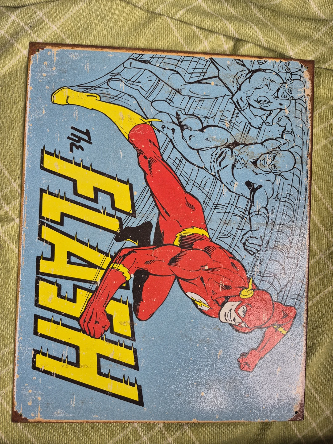 The Flash Vintage Metal Sign