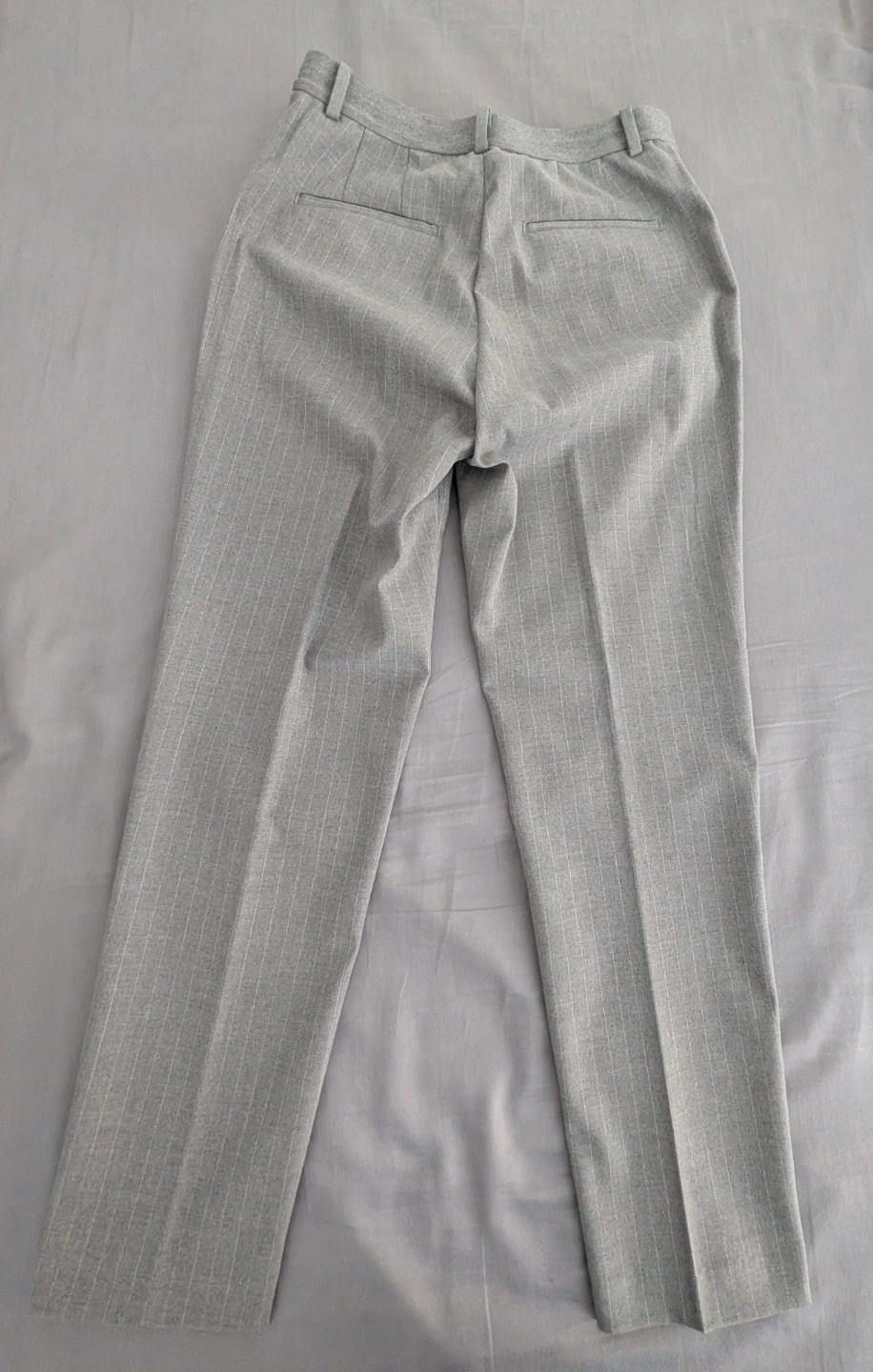 UNIQLO Grey Pinstripe Pants Size S - photo 3