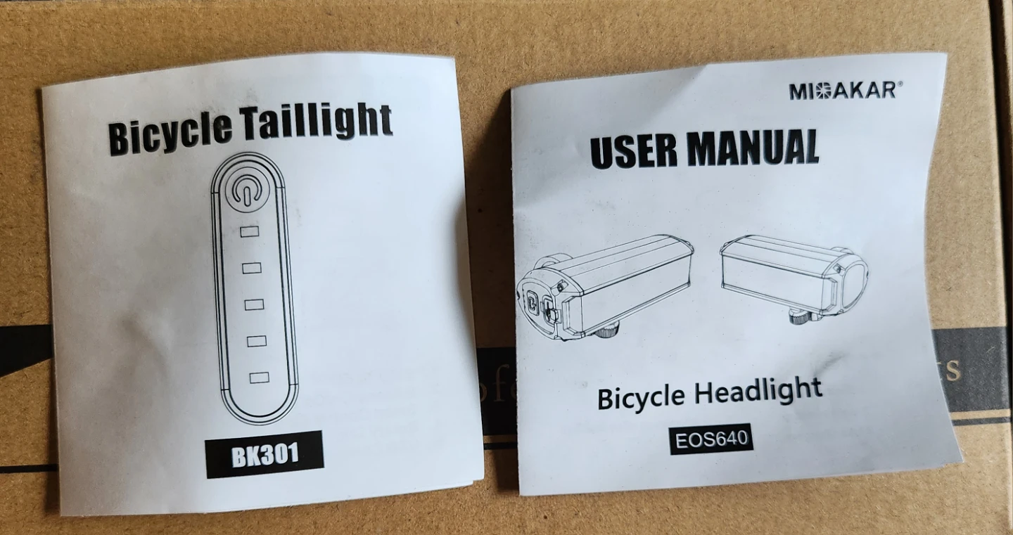 MIGAKAR Bicycle Head and Taillight Set - photo 4