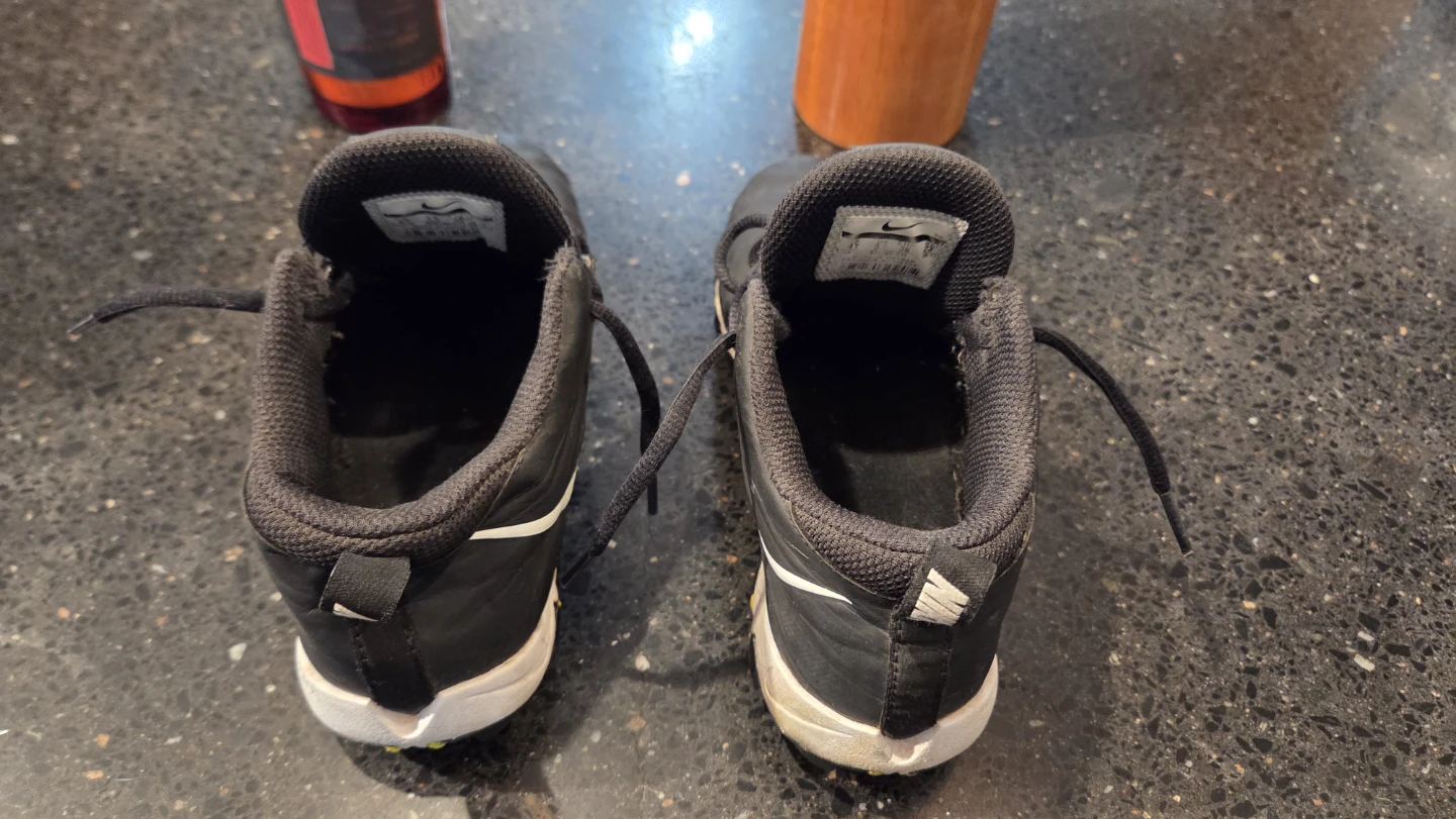 Nike Alpha Youth Cleats Black Size 4Y - photo 4