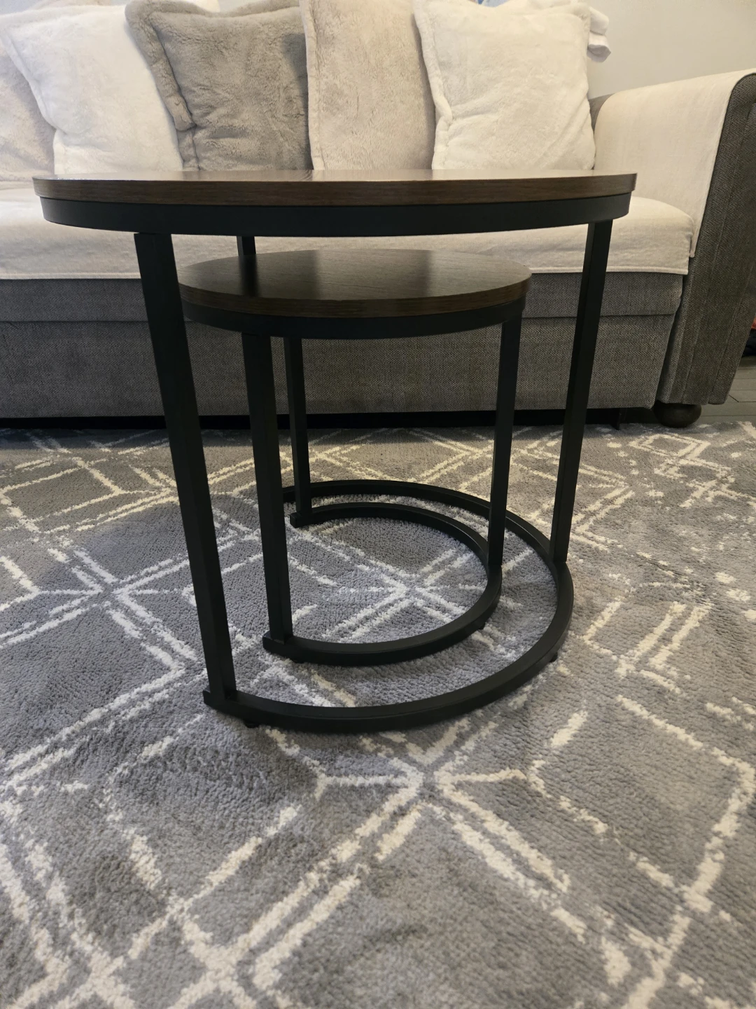 Round Nesting Coffee Tables - photo 2