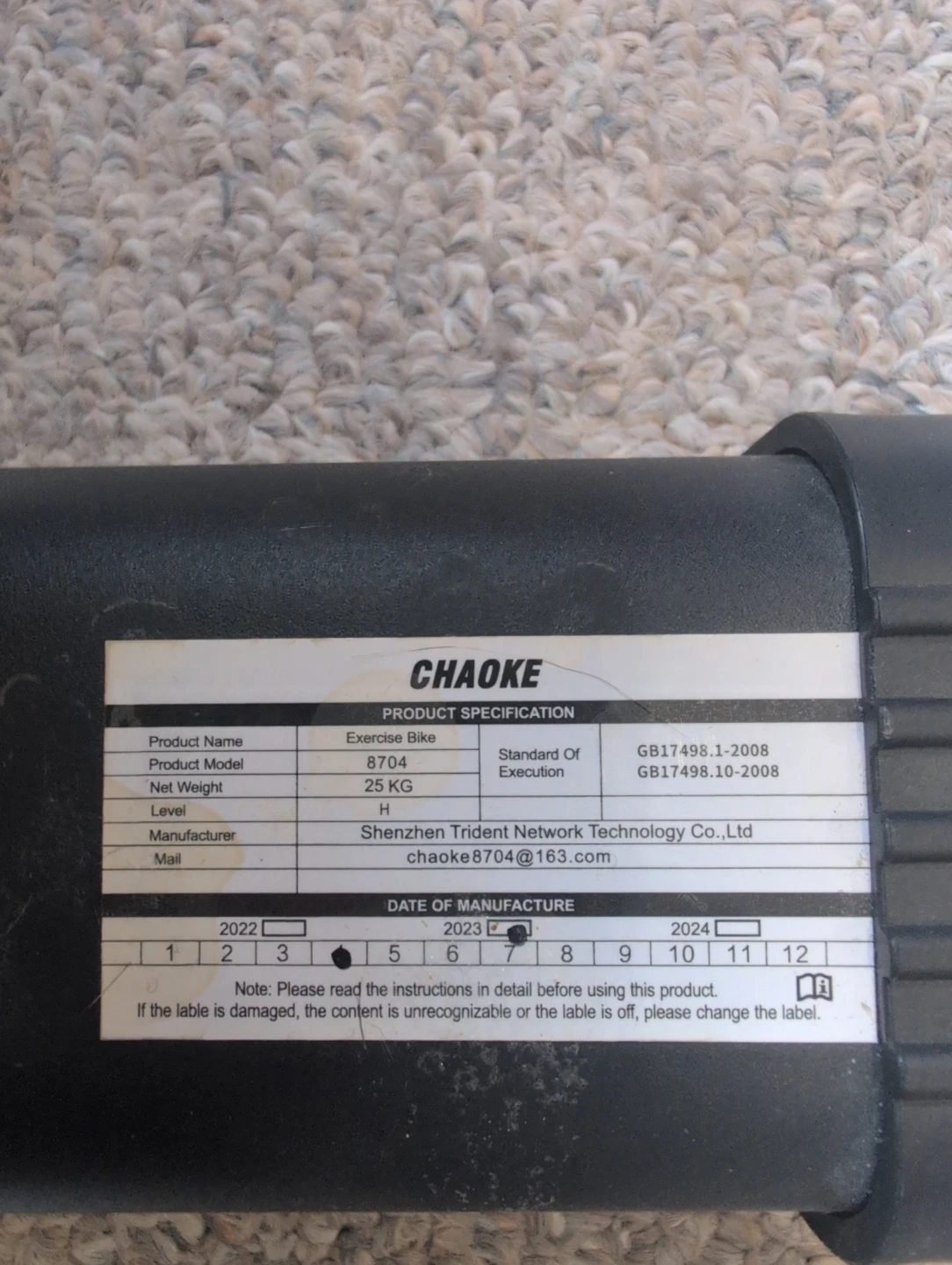 CHAOKE Indoor Exercise Bike - photo 2