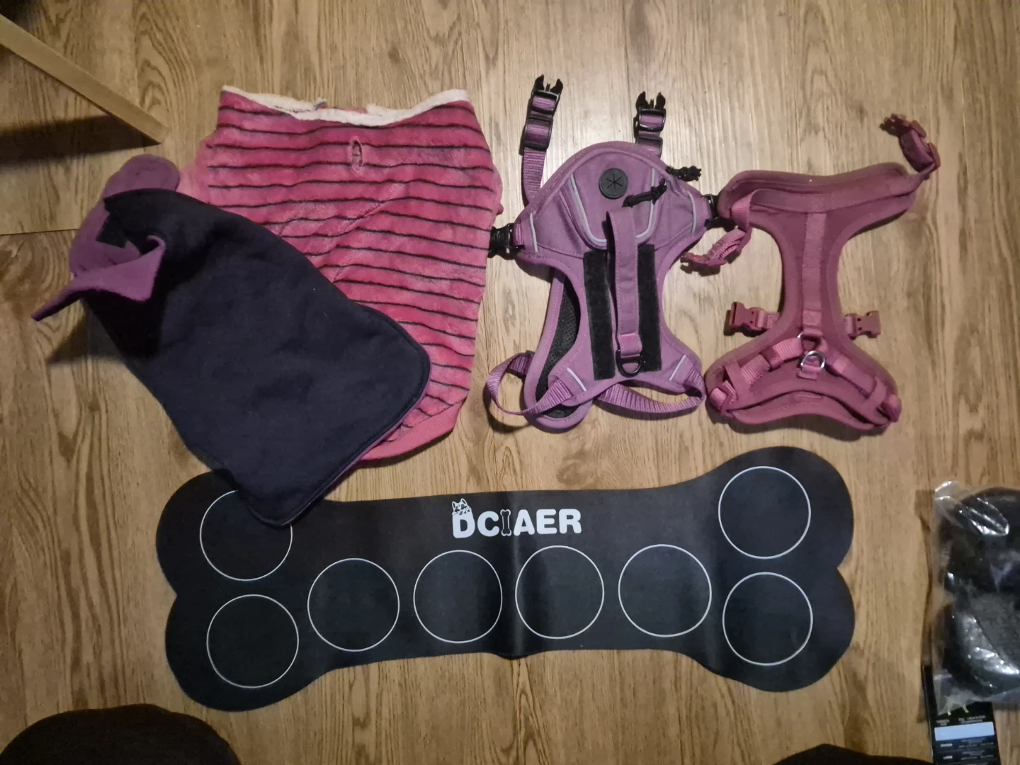 Dog Harnesses, boots and a few extras