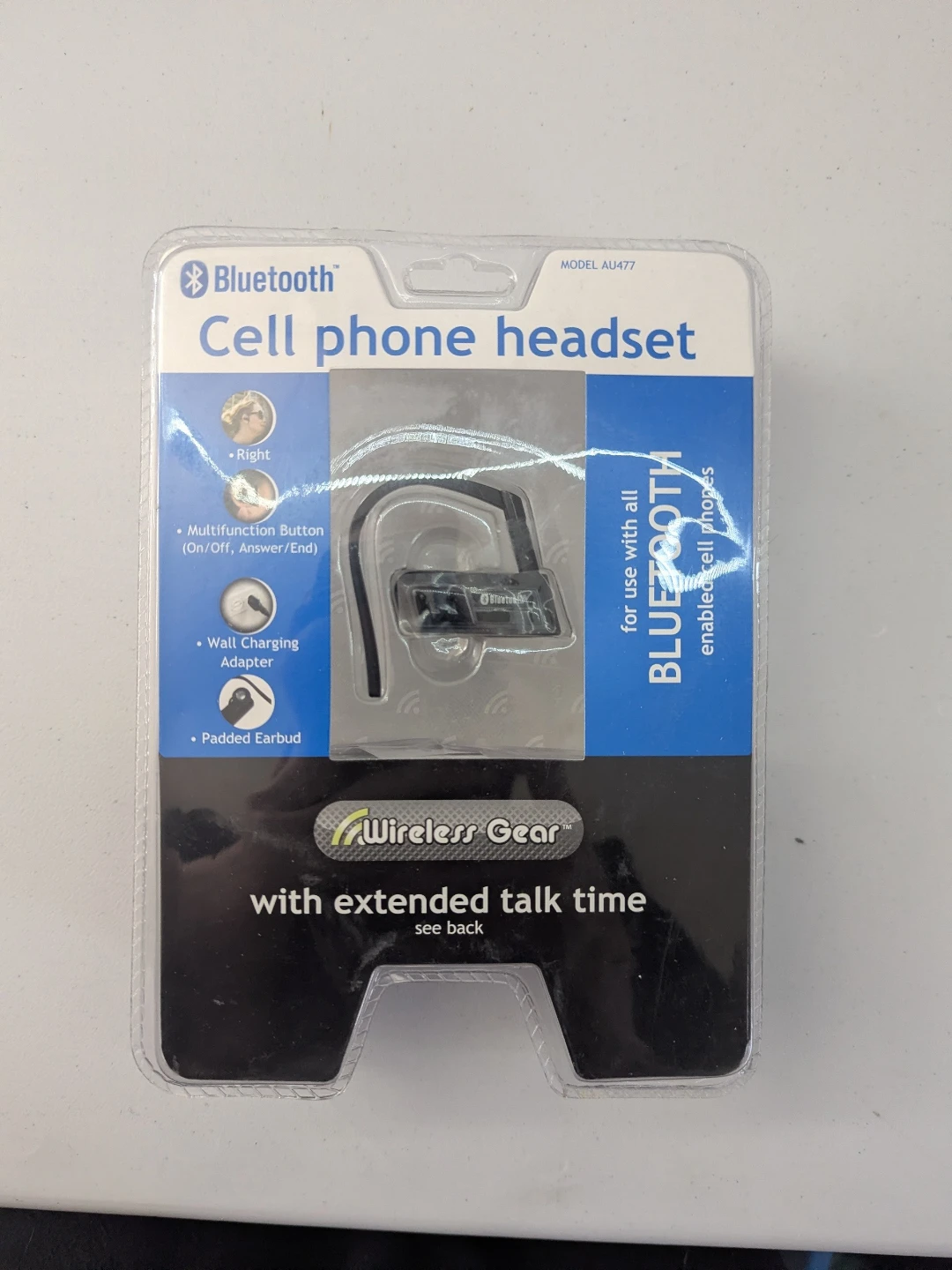 Wireless Gear Bluetooth Cell Phone Headset