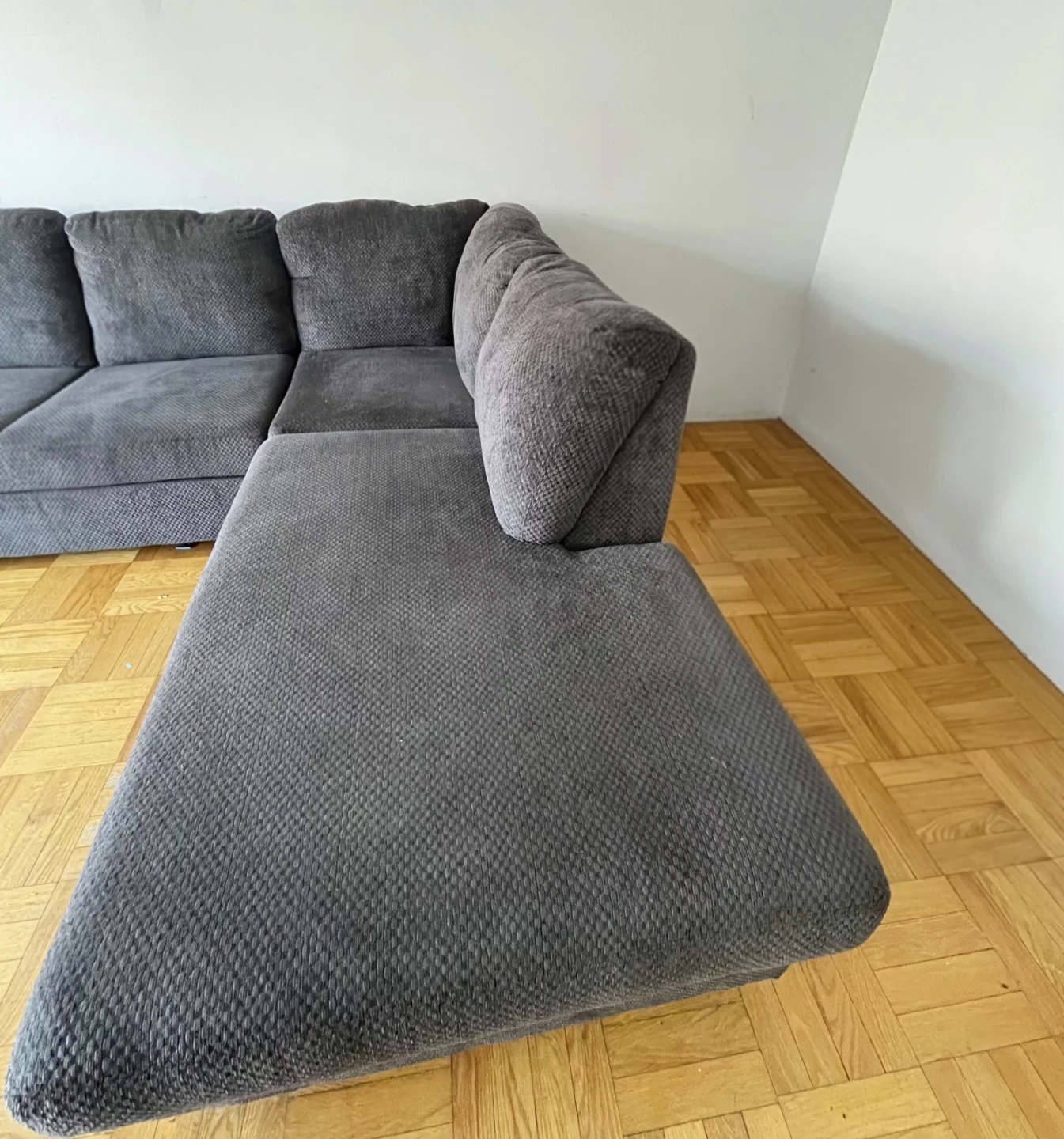 Dark Grey Sectional Sofa - photo 2