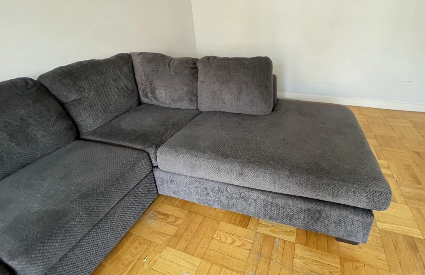 Dark Grey Sectional Sofa - photo 3