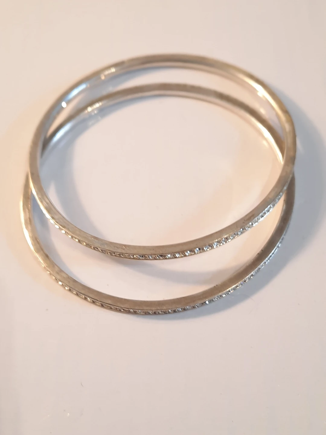RL Rhinestone Bangle Bracelets Set of 2 - photo 4