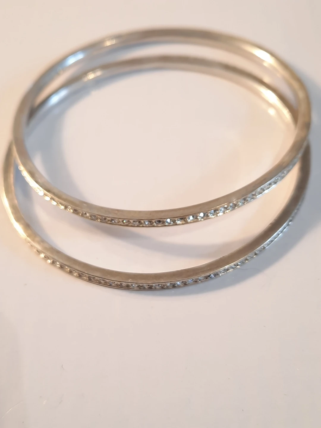 RL Rhinestone Bangle Bracelets Set of 2 - photo 5