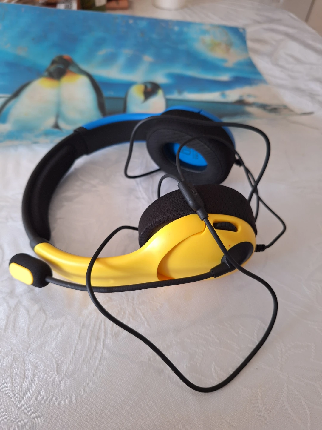 Nintendo Switch Wired Gaming Headset Yellow and Black