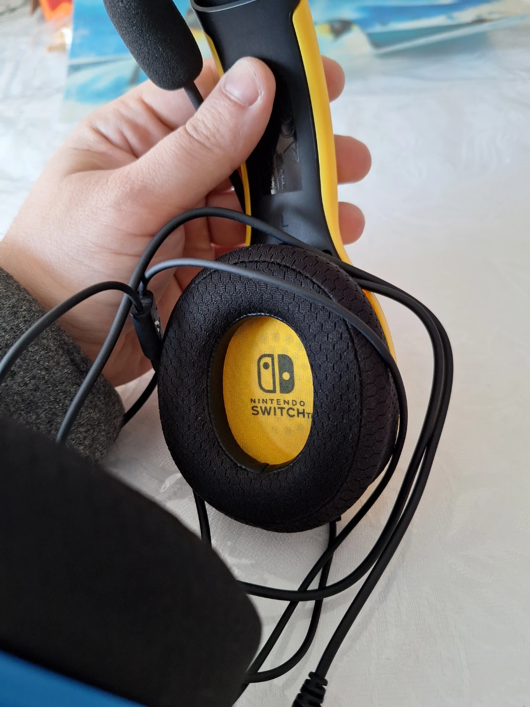 Nintendo Switch Wired Gaming Headset Yellow and Black - photo 2