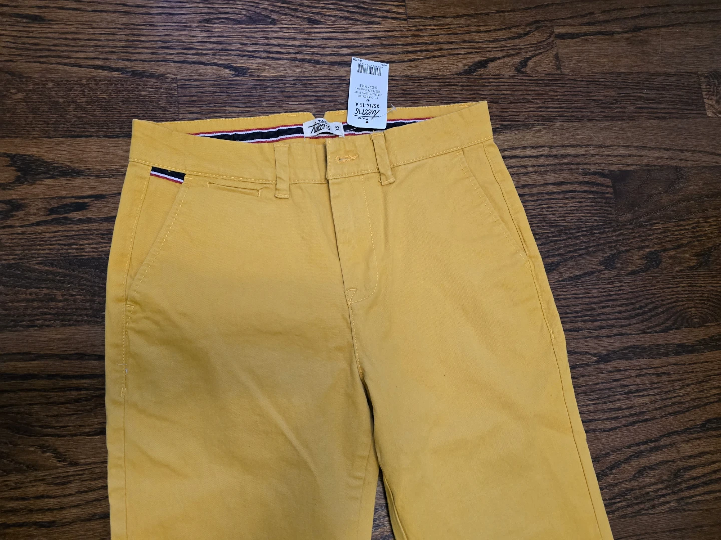 NEW French Chino pants Size 14Y yellow - photo 2