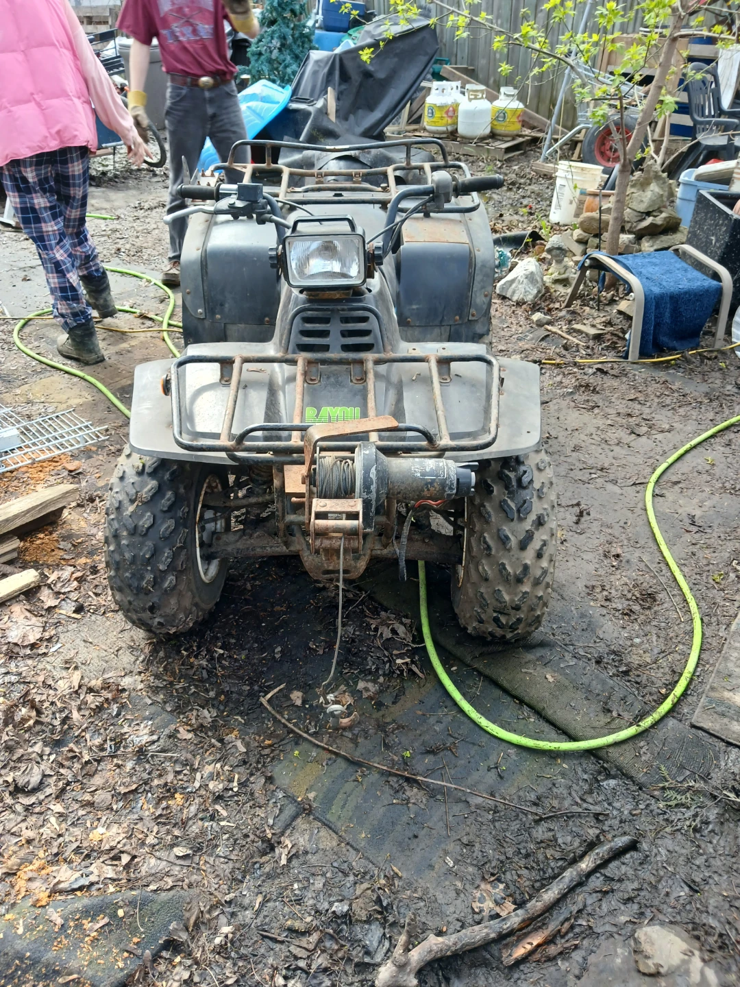 Kawasaki Bayou 4-Wheeler - photo 4
