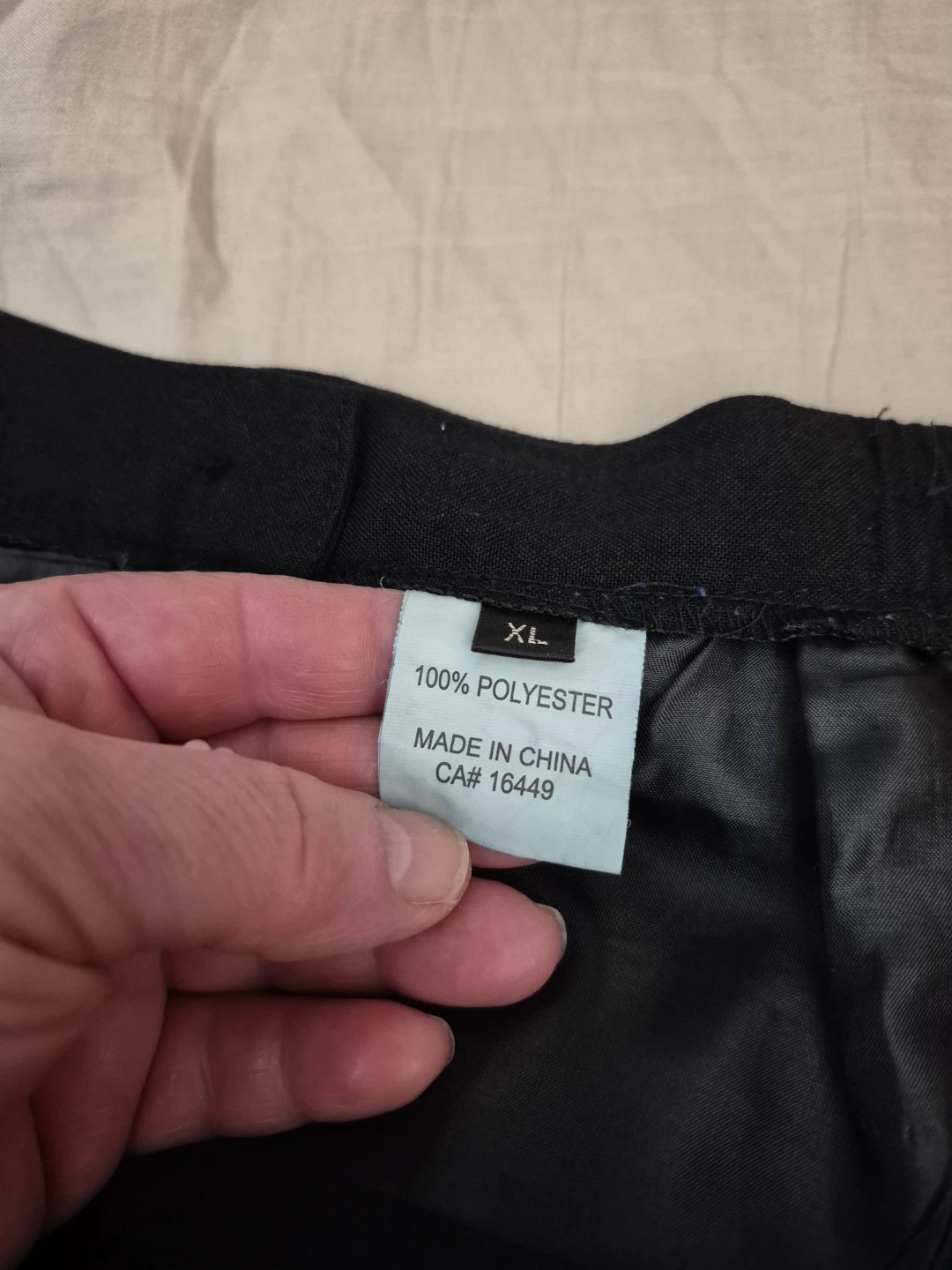 Black Polyester Skirt - Size XL - photo 3