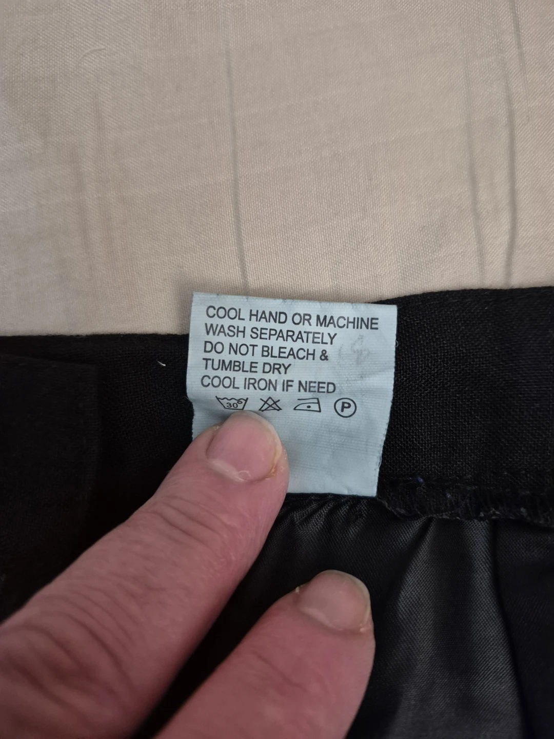 Black Polyester Skirt - Size XL - photo 4