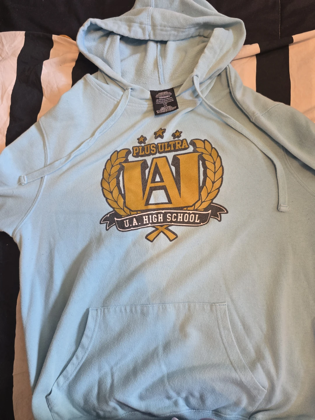 Light Blue My Hero Academia Hoodie