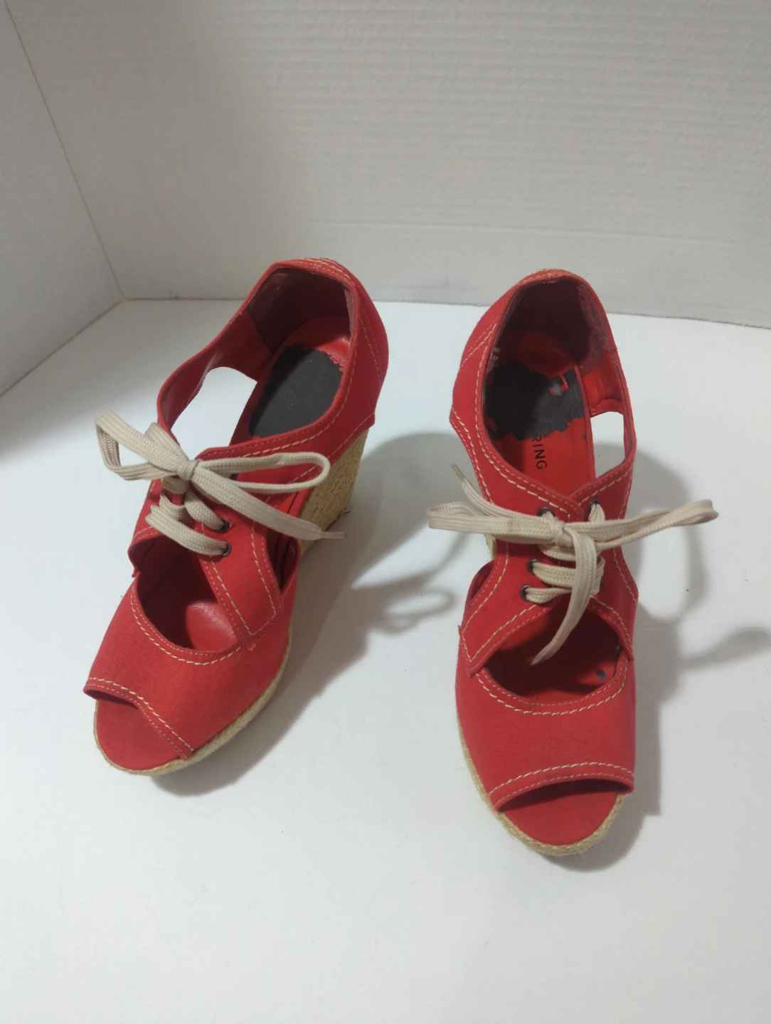 SPRING Canvas Wedge Sandals