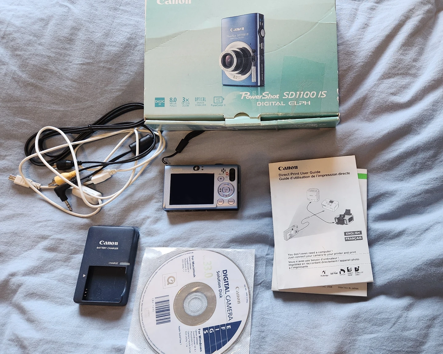 Canon PowerShot SD1100 IS Digital ELPH Blue - photo 3
