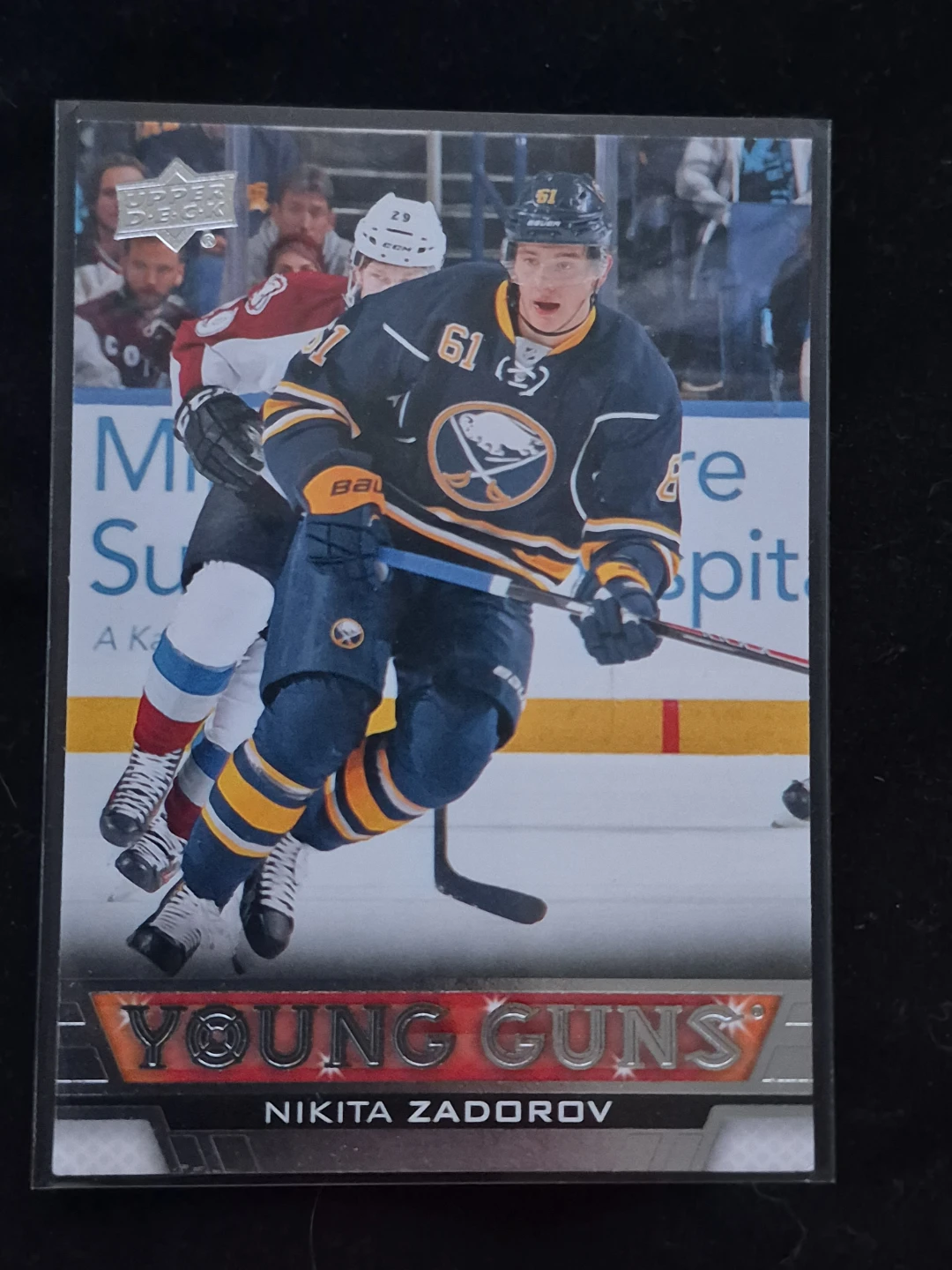 2013-14 Upper Deck Nikita Zadorov Young Guns Hockey Card