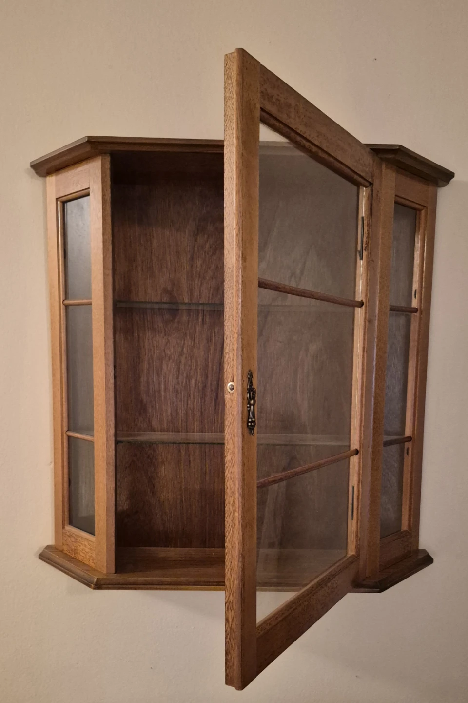 Wooden Wall Display Cabinet - photo 2