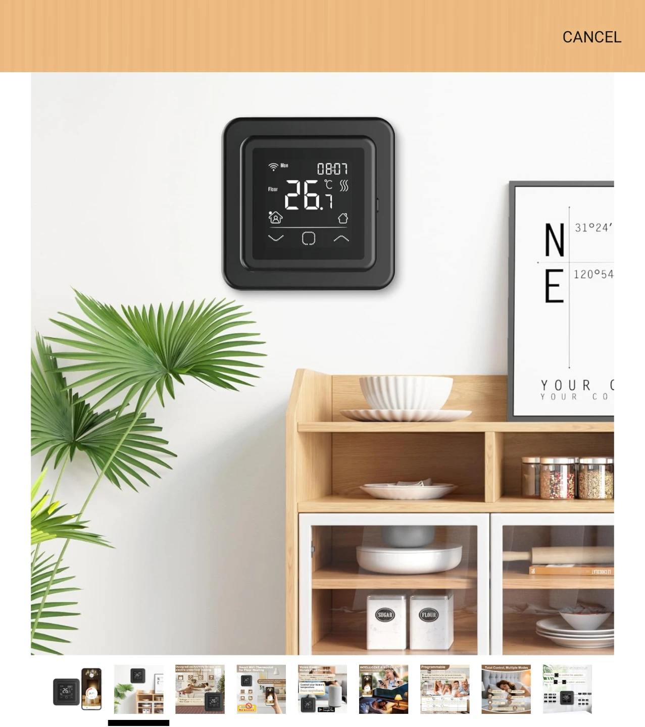 Smart WiFi Thermostat for Electric Underfloor Heating - photo 2