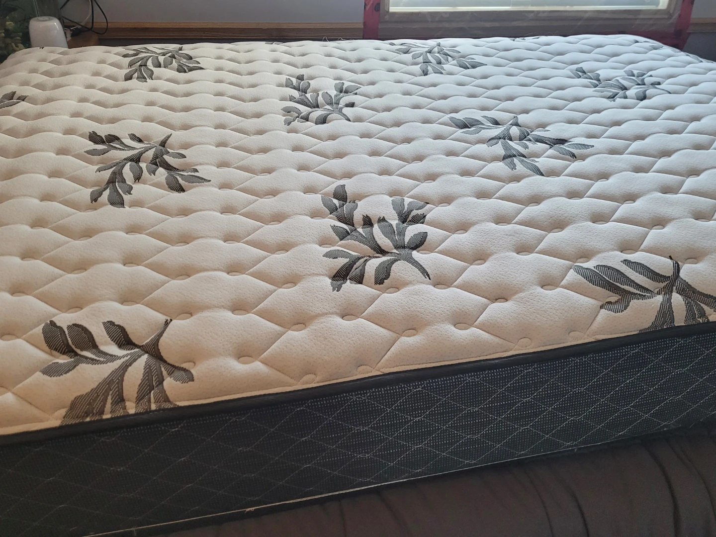 Queen Coil Size Mattress with Floral Pattern - photo 2