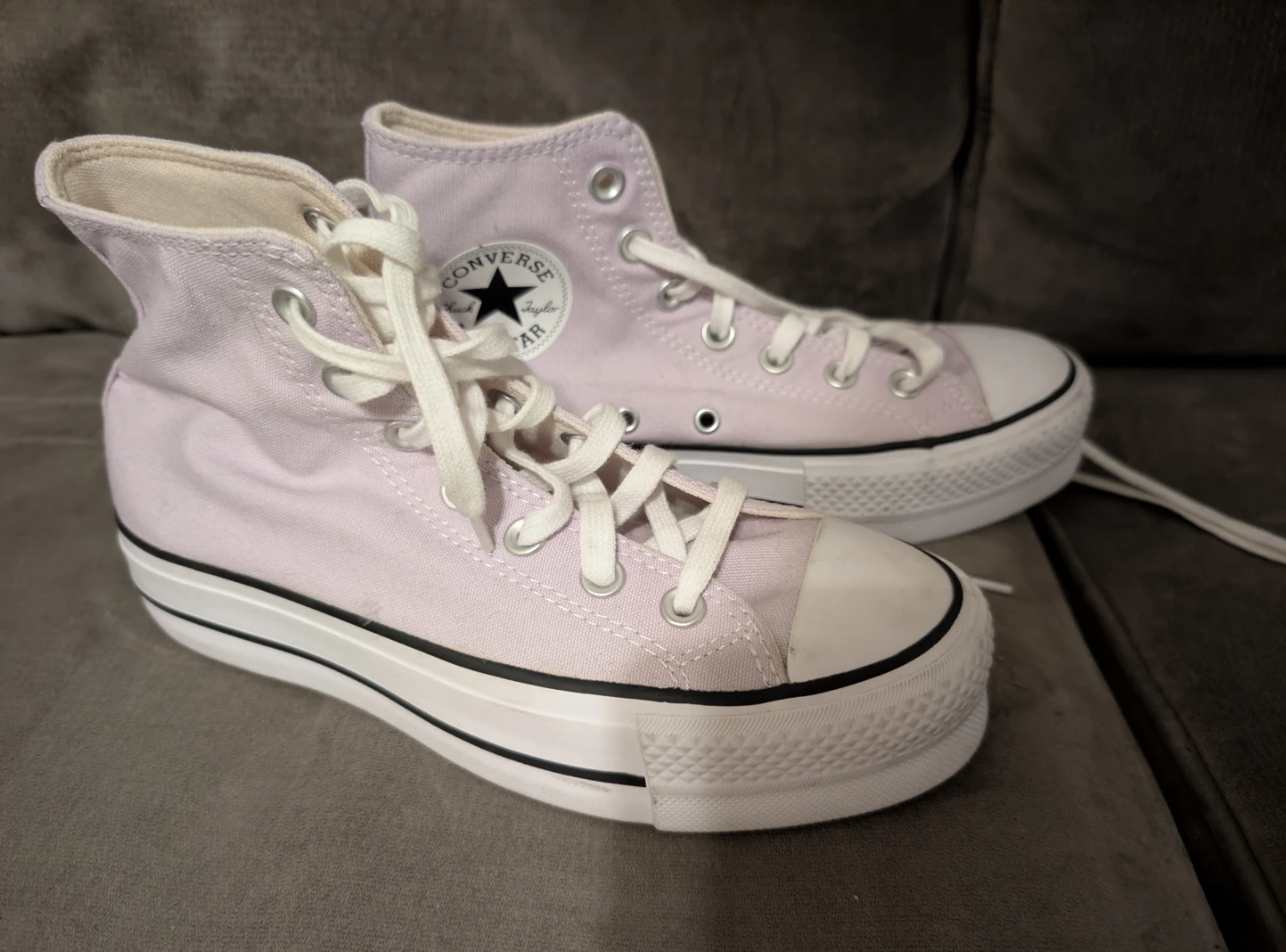 Converse All Star Platform High Top Sneakers Women's Size 6.5 - photo 2