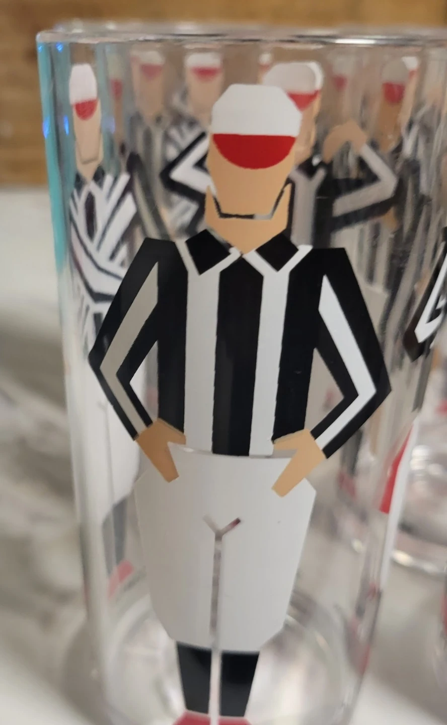 Set of 6  Football Referee Tumblers - photo 2
