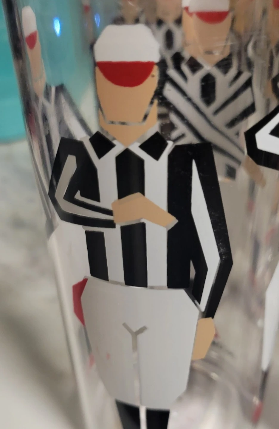 Set of 6  Football Referee Tumblers - photo 3