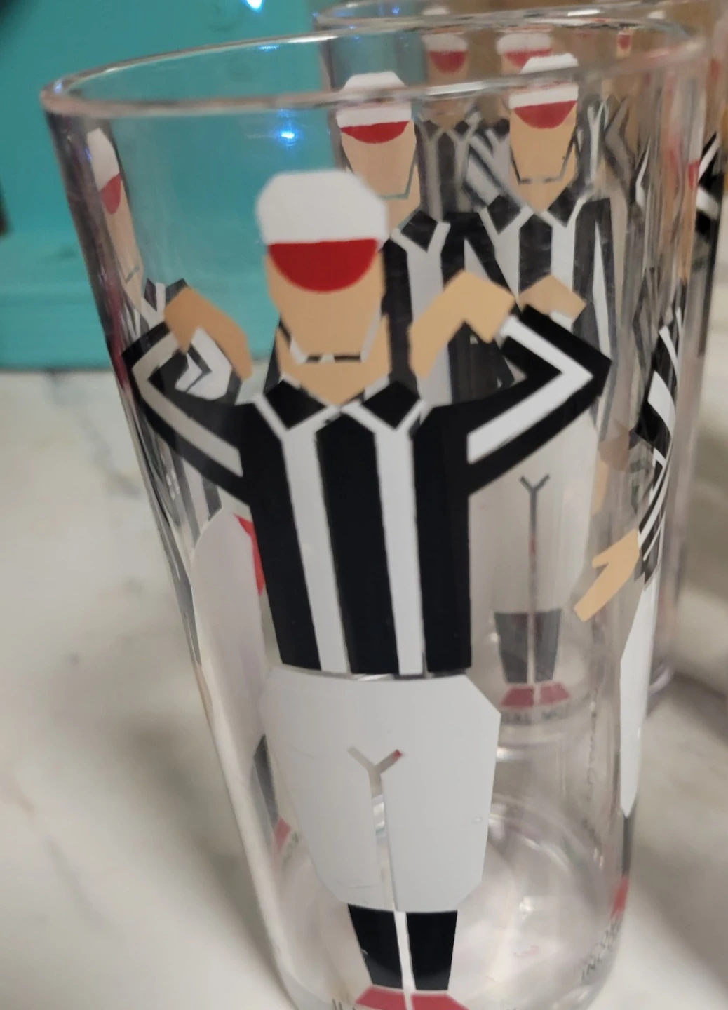 Set of 6  Football Referee Tumblers - photo 4