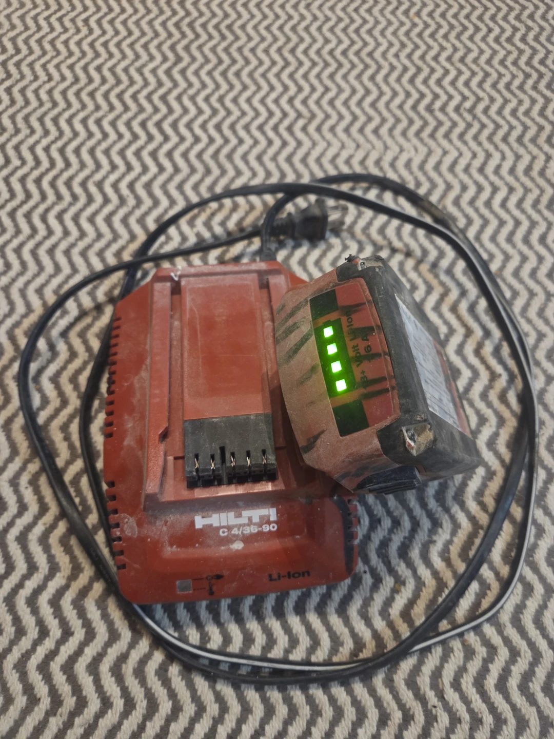 Hilti Battery Charger with Battery