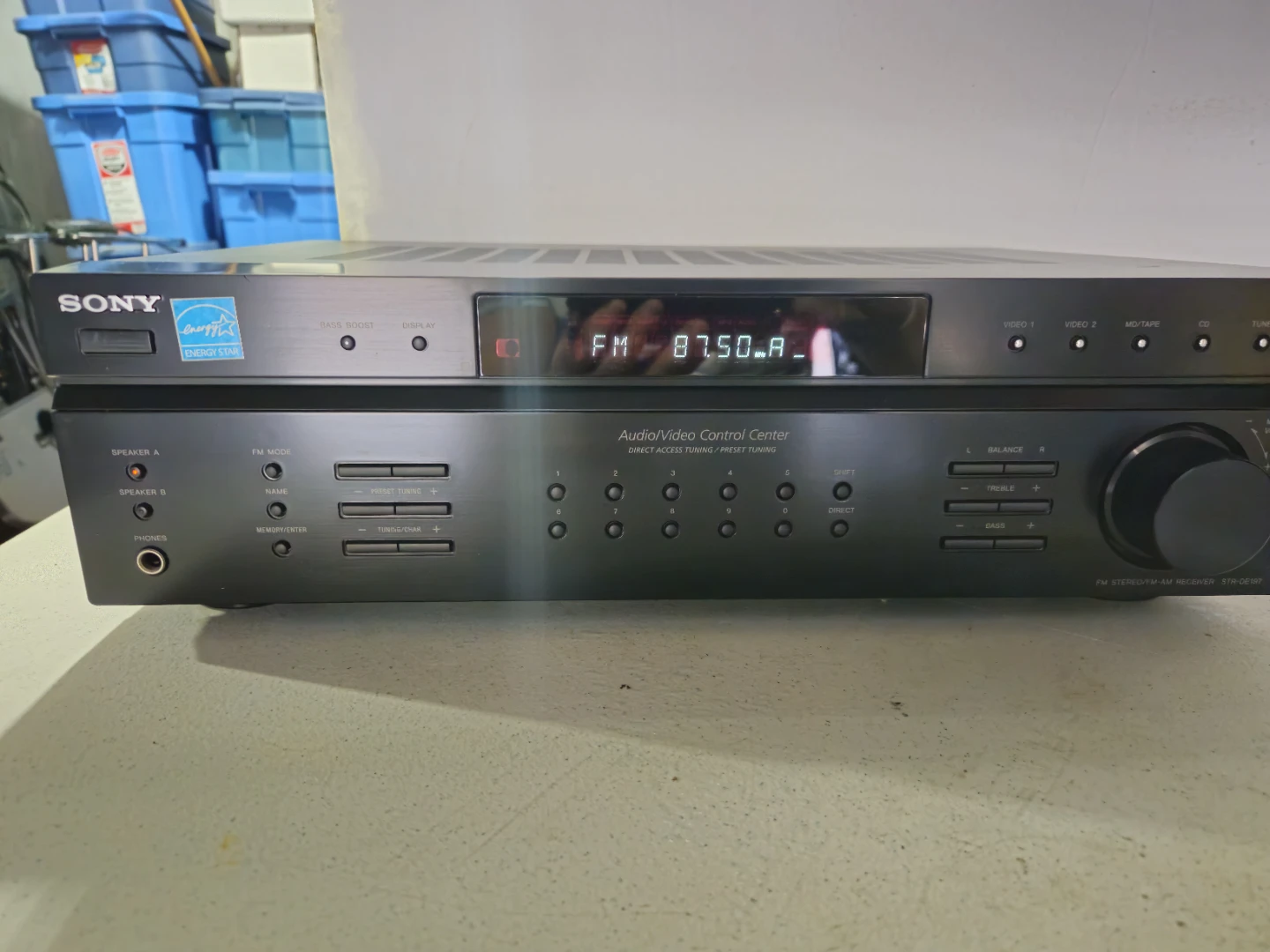 Sony STR-DE197 FM Stereo/AM Receiver