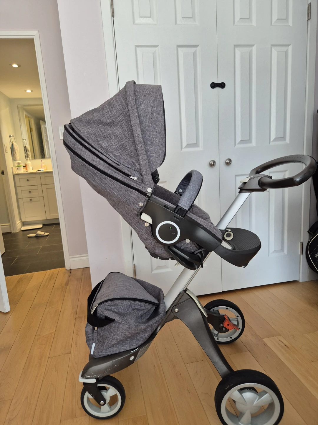 Stokke Xplory V3 Stroller - Grey Melange