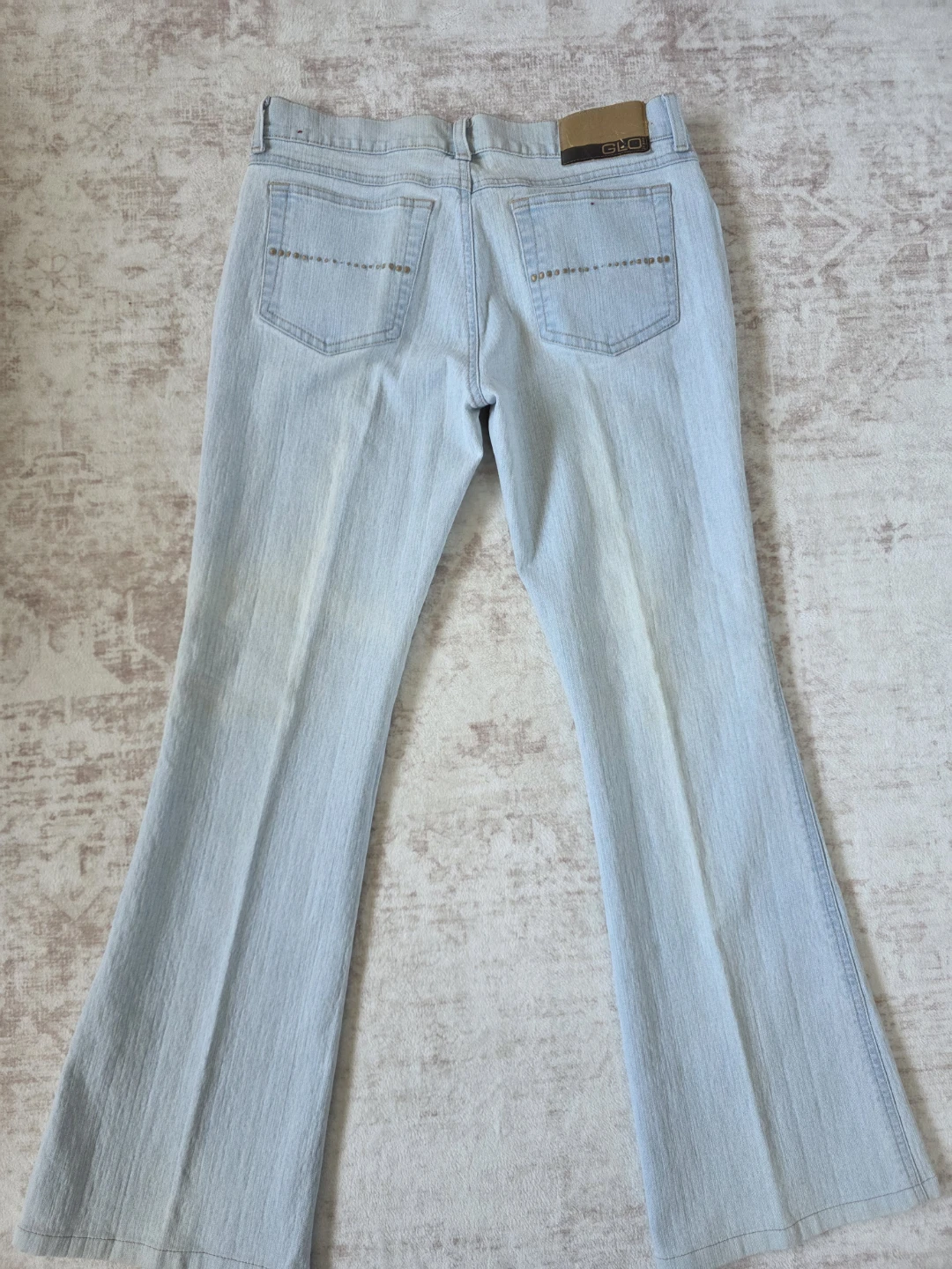 Glo Light Wash Flare Jeans - photo 2