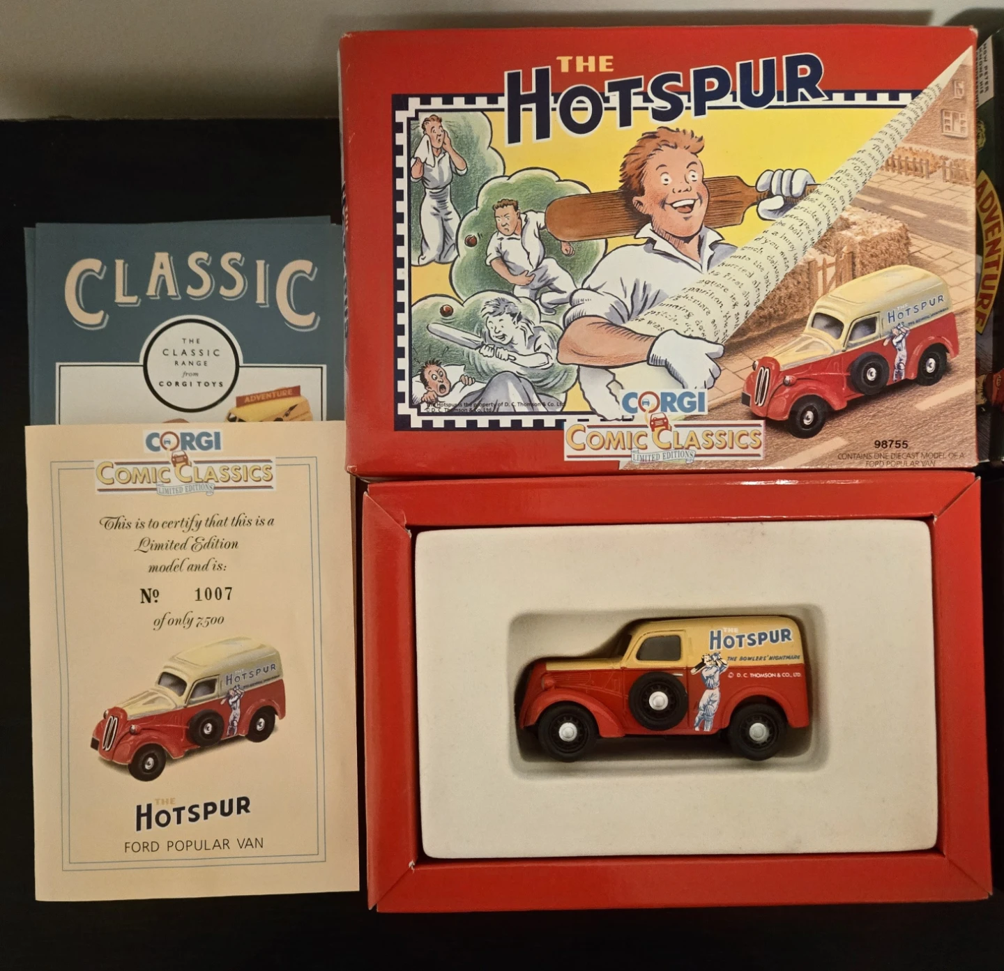 Corgi Comic Classics Ltd.Ed. Diecast Hotspur+Adventure - photo 2