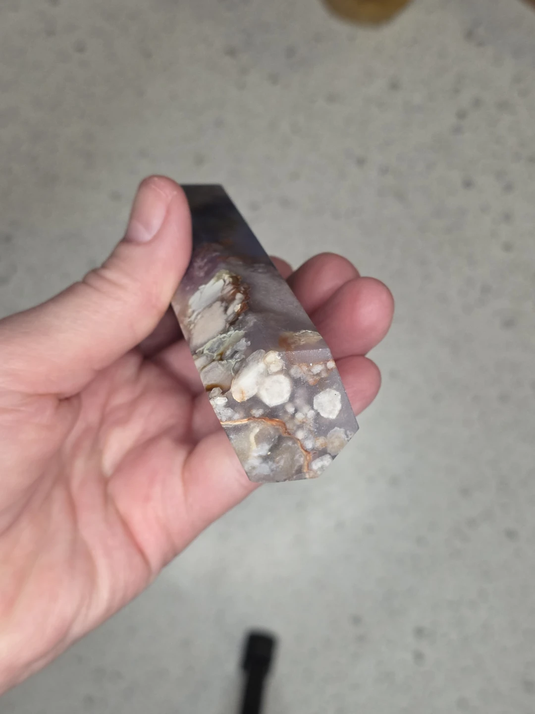 BLUE FLOWER AGATE Tower
