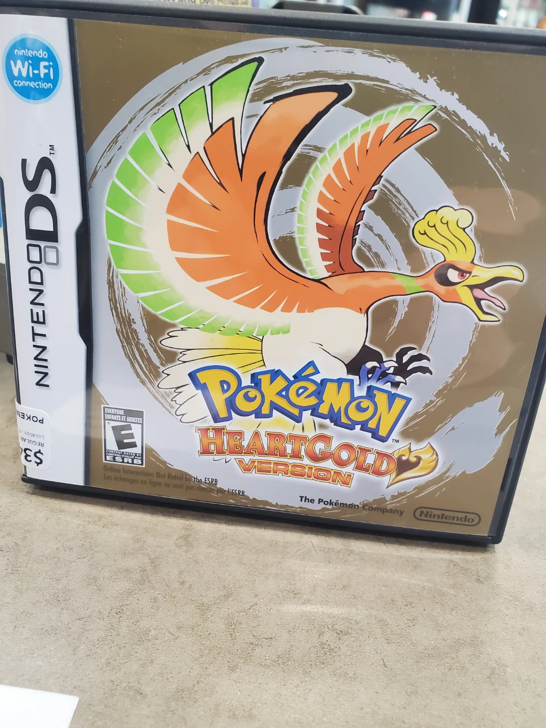Nintendo DS Pokemon HeartGold Version Game