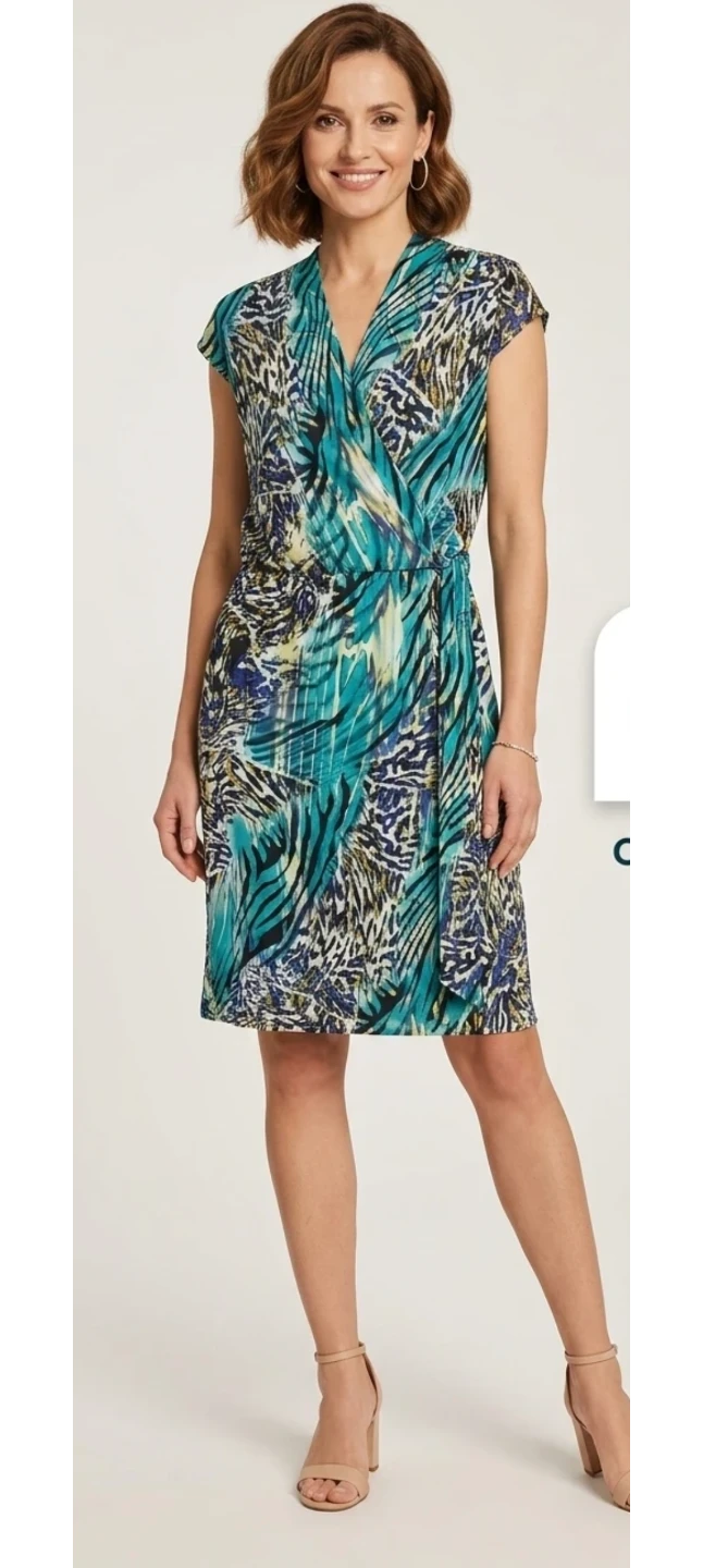 Cleo Women's Wrap Dress Size 4