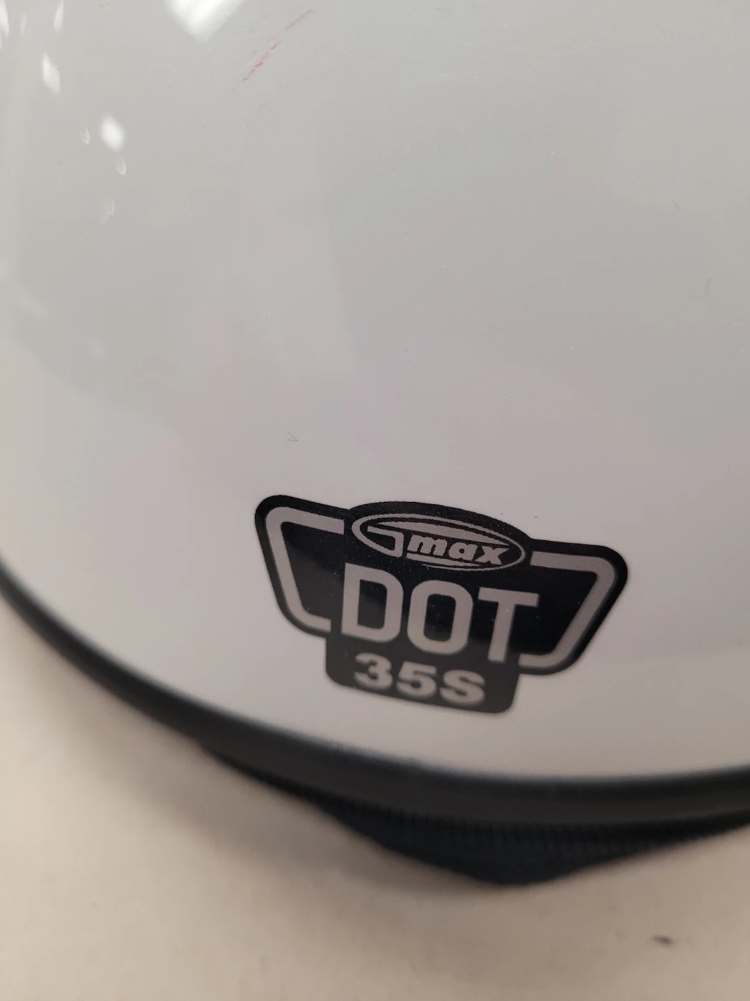 GMAX DOT Motorcycle Helmet White Size S