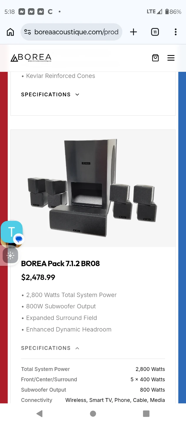 Focal 7.1.2 BR08 BOREA Home Cinema Pack - photo 3