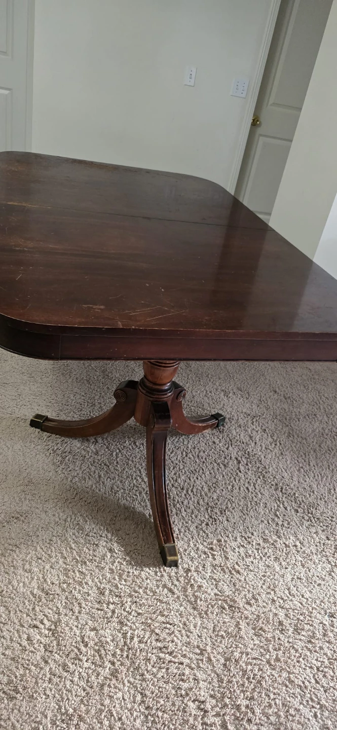 Antique Pedestal Dining Table - photo 3
