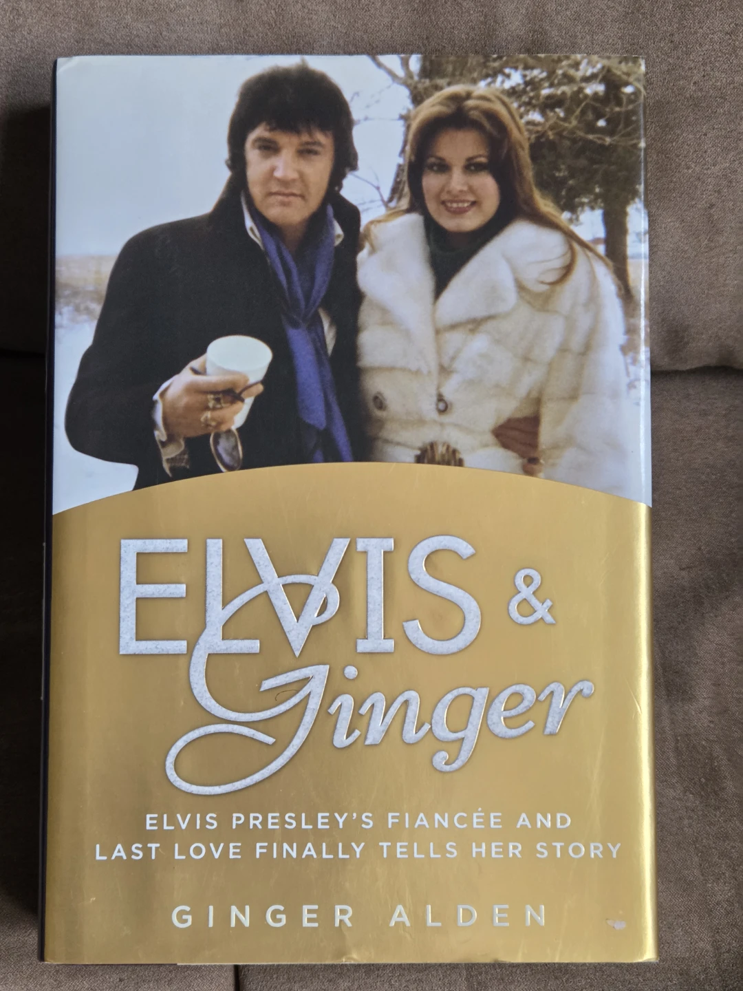 Hardcover First Edition Book Elvis & Ginger by Ginger Alden
