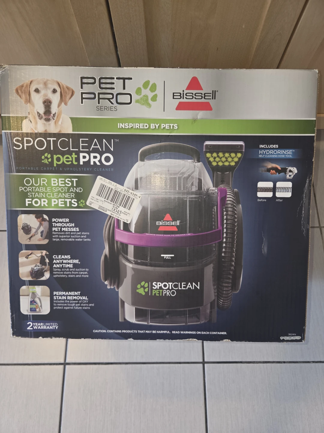 Bissell SpotClean Pet Pro Portable Carpet & Upholstery Cleaner