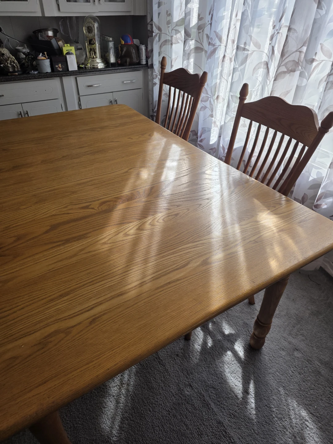 Wooden Dining Table and Chairs Set