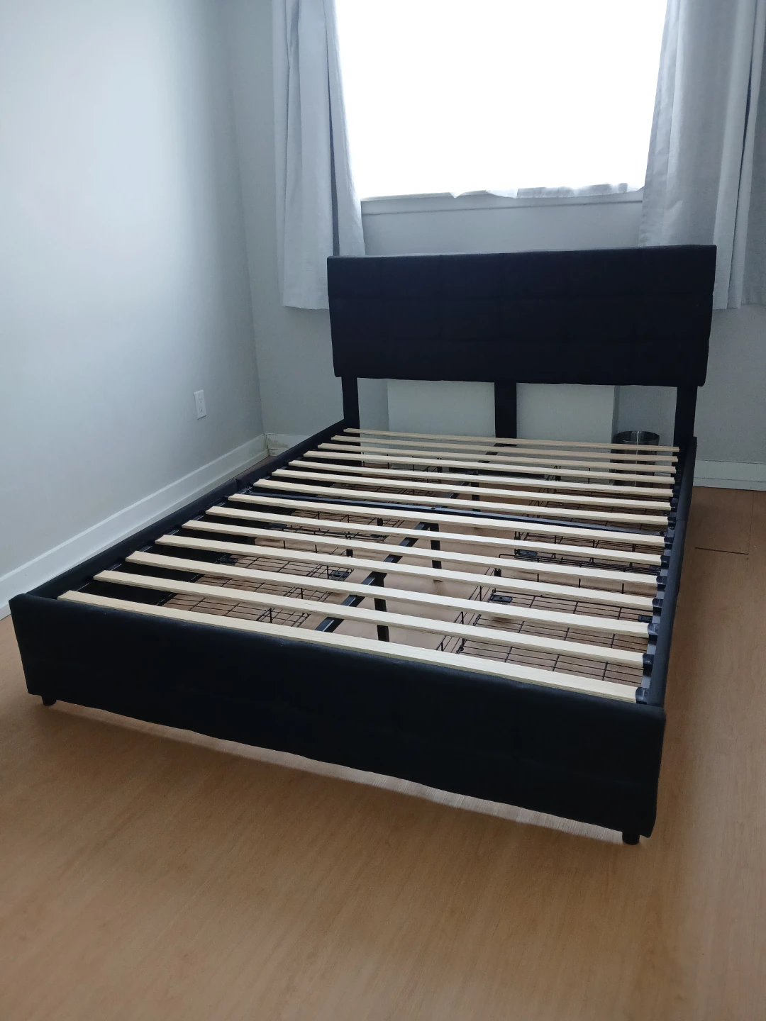 QUEEN BED FRAME WITH STORAGE — MUST GO THIS WEEK ⚡