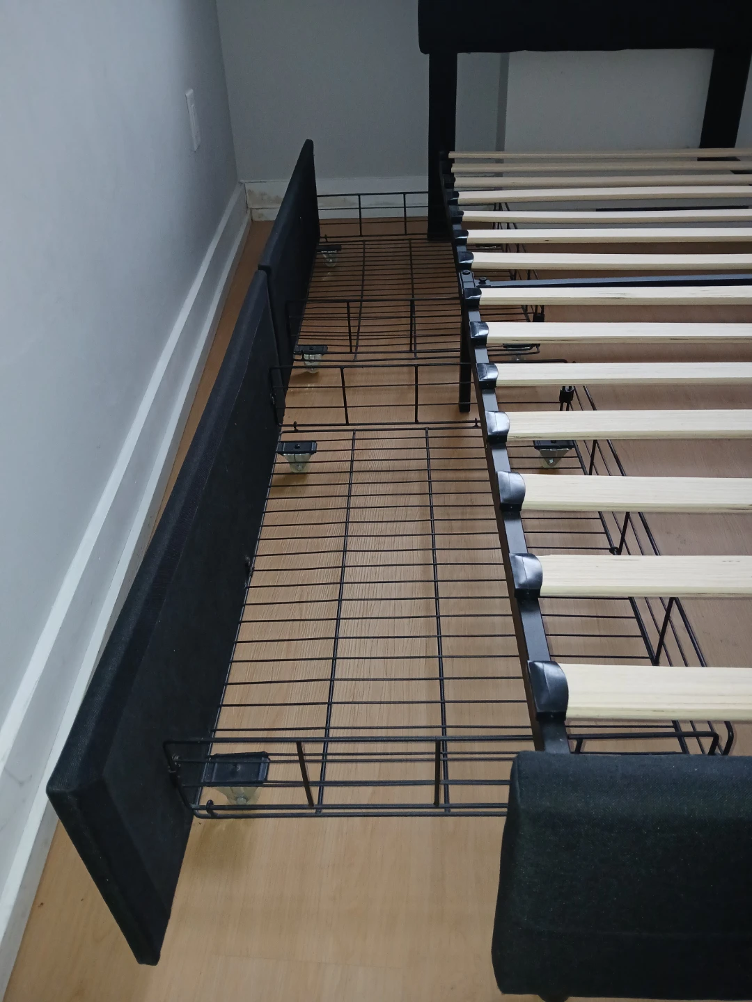 QUEEN BED FRAME WITH STORAGE — MUST GO THIS WEEK ⚡ - photo 4