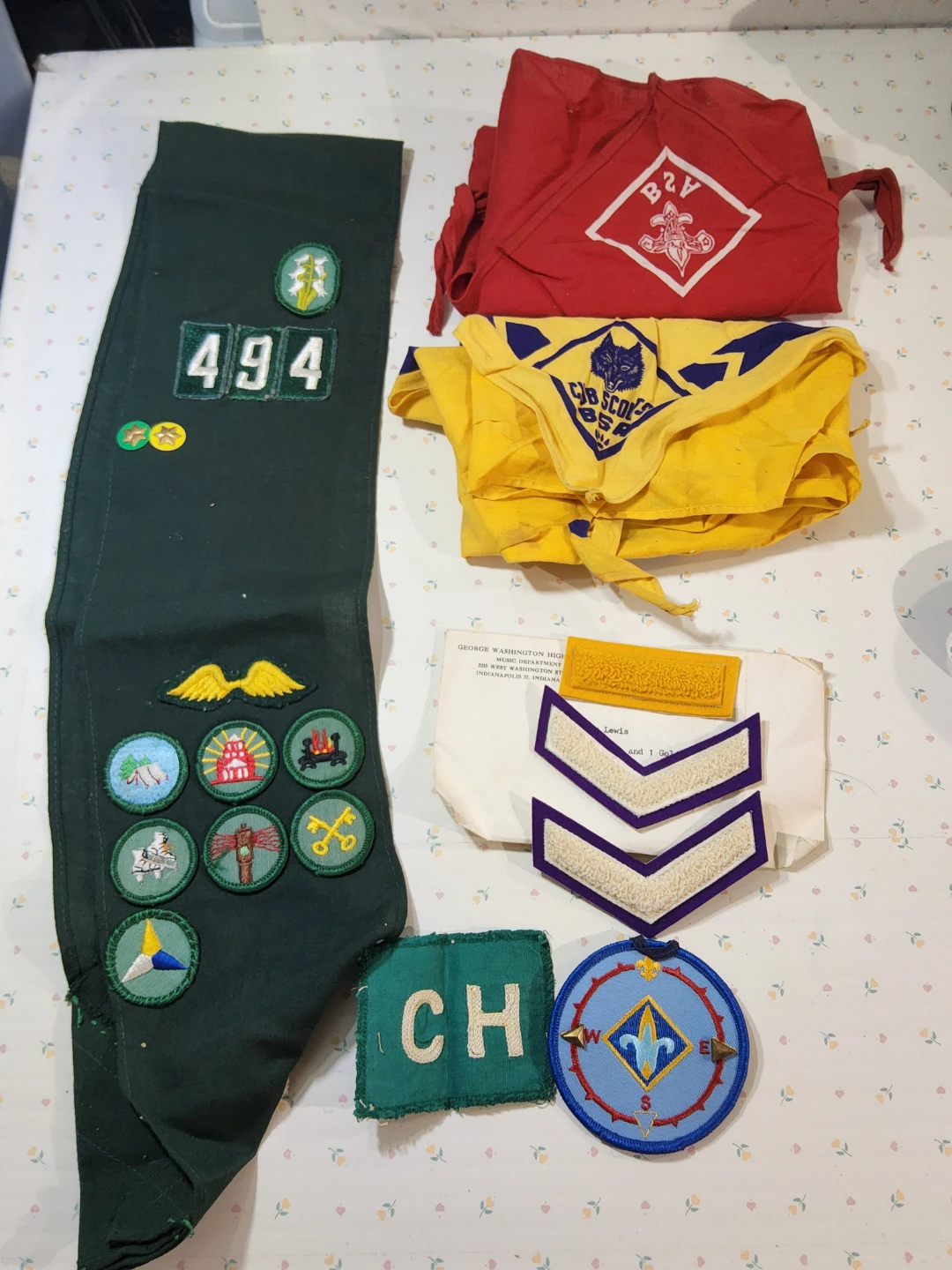 Assorted Boy Scout and Girl Scout Patches & Uniform Items - photo 5