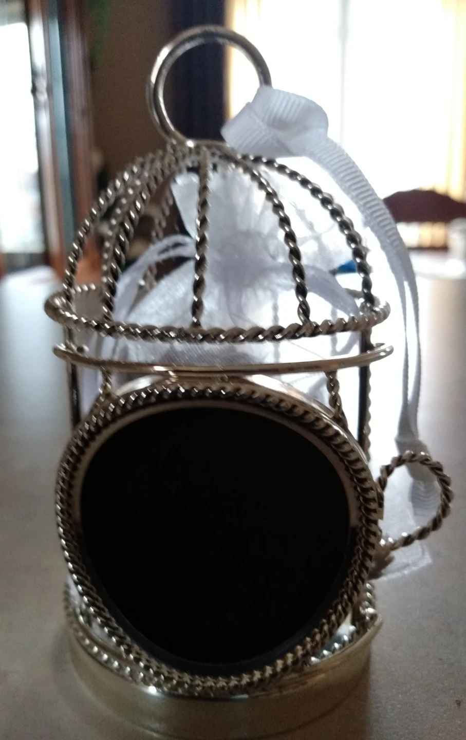 Set of 5 Silver Birdcage with lavender sachets - photo 2