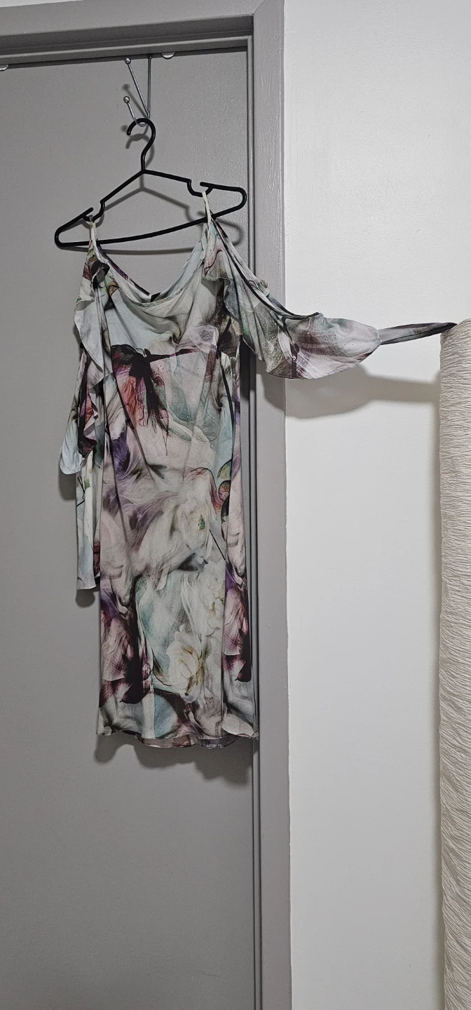 Vida Bela Color Cold Shoulder Dress 🌱 - photo 3
