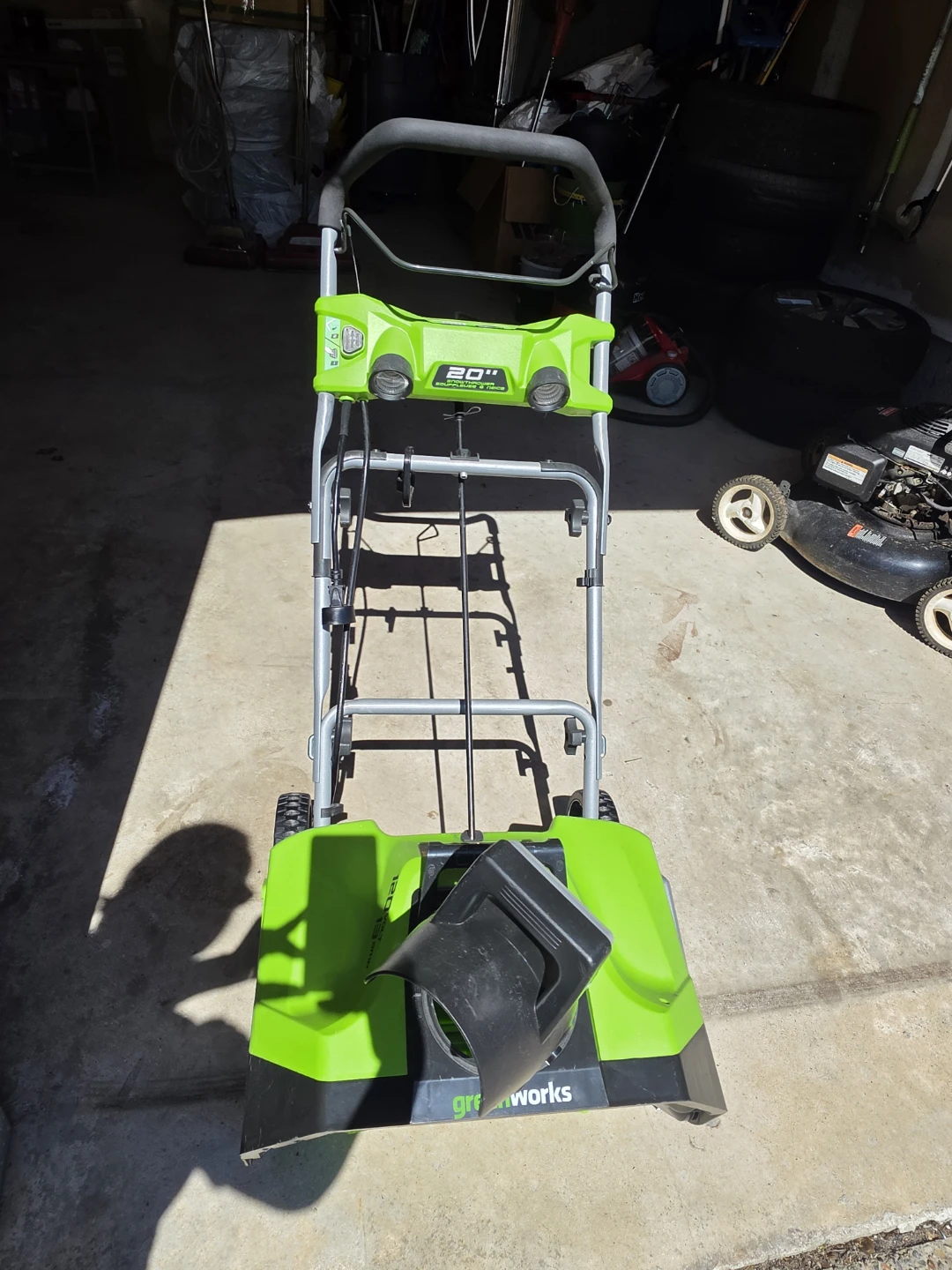Greenworks 20" Electric Snow Thrower - photo 2